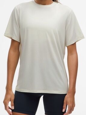 lululemon athletica Women's Short Sleeve Crewneck Tee in Light Cream